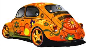 Vopi | Koberec VW Brouk Beetle žlutý - Brouk žlutý