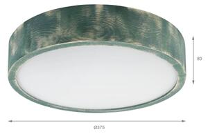Brilagi - Stropní svítidlo PINO 2xE27/15W/230V borovice/zelená pr. 37,5 cm