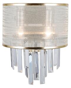 Italux WL-45660-2 nástěnná lampa Torreia 2x40W | E14 | IP20 - barva mosaz