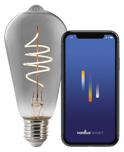 NORDLUX Smart E27 ST64 1800K LED žárovka kouřová 2280022747