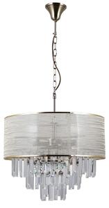 Italux PND-45660-8 závěsné stropní svítidlo Torreia 2x40W | E14 | IP20 - barva mosaz