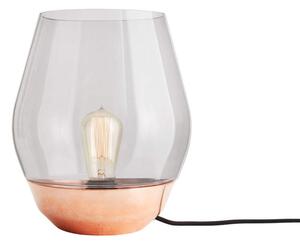 New Works Stolní lampa Bowl Table Lamp, raw copper / light smoked glass 20510