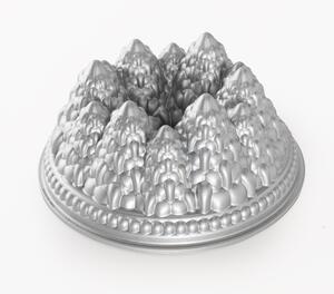 Nordic Ware Forma na bábovku Les, stříbrná, 2l 89737