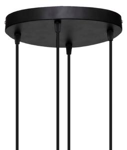 Industriální stolní lampa Alak, čtyřbodová, ? 18 cm