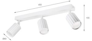 Brilagi - Bodové svítidlo CRISPINA 3xGU10/10W/230V bílá