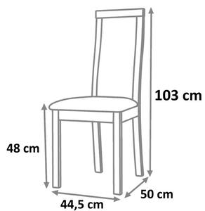 Jídelní židle Dezi (ořech). 752789