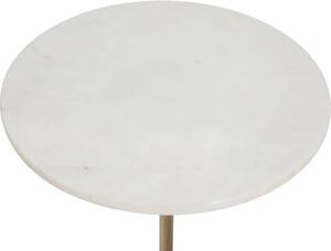 Konferenční stolek s mramorovou deskou Ilian, ? 35,5 cm