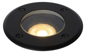 Lucide 11801/01/30 zápustné nájezdové svítidlo Biltin 1x35W | GU10 | IP67 - černá, kruh