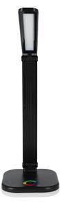 LED RGBW Stmívatelná stolní lampa s bezdrátovým nabíjením LED/7W/5V USB černá