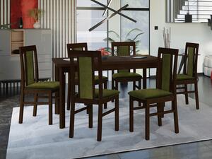 Rozkládací stůl se 6 židlemi - AL34, Barva dřeva: sonoma, Potah: Hygge D20 Mirjan24 5903211269745