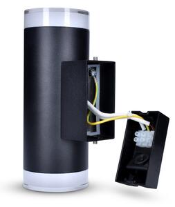 Brilagi - Venkovní nástěnné svítidlo MATERA 2xGU10/30W/230V černá IP54