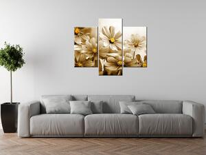 Obraz na plátně Květnatá krása - 3 dílný Rozměry: 90 x 60 cm