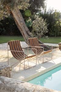 Ferm Living Křeslo Desert Lounge Chair, black/soil
