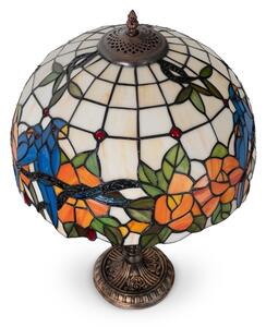 Brilagi - Tiffany vitrážová stolní lampa JUNGLE 2xE27/60W/230V