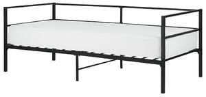 Postel Kov BATTUT 90 x 200 cm Černá