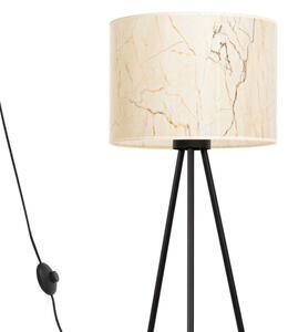 Sollux SL.1854 - Stojací lampa NEVIA 1xE27/15W/230V mramor/béžová