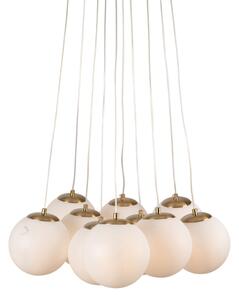 Brilagi - Lustr na lanku GLOBE 10xE14/15W/230V bílá