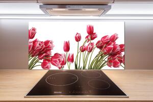 Panel do kuchyně Červené tulipány pl-pksh-100x50-f-109710799