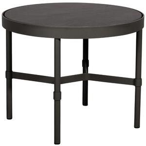 Černý keramický zahradní odkládací stolek No.100 Mindo 58,5 cm