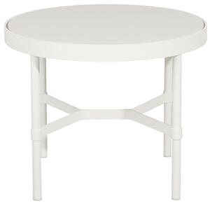 Bílý keramický zahradní odkládací stolek No.100 Mindo 58,5 cm