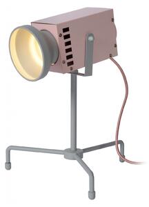 Lucide 05534/03/66 LED dětská stolní lampička Beamer 1x3W | 70lm | 3000K - modrá, kov, nastavitelná, vypínač na kabelu