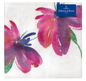 Villeroy & Boch Artesano Flower Art ubrousky s květinami, 33 x 33 cm 35-5375-0189