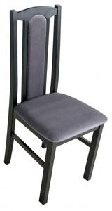Drewmix jídelní sestava DX 11 + odstín dřeva (židle + nohy stolu) bílá, odstín lamina (deska stolu) bílá, potahový materiál látka