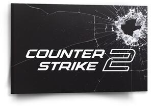 Sablio Obraz Counter Strike 2 Průstřel - 60x40 cm