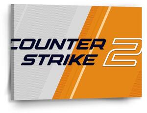 Sablio Obraz Counter Strike 2 Oranžová - 90x60 cm