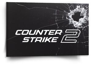 Sablio Obraz Counster Strike 2 Průstřel - 120x80 cm