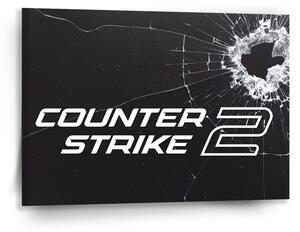 Sablio Obraz Counster Strike 2 Průstřel - 90x60 cm