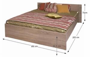 Manželská postel 160 cm Gary Typ 20. 772107