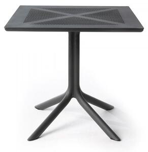 NARDI Plastový stůl CLIP X Odstín: Bianco, Rozměr: 80x80 cm