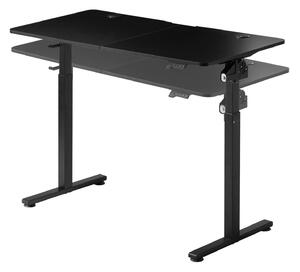 FurniGO Kancelářský stůl 120x60 cm - černý