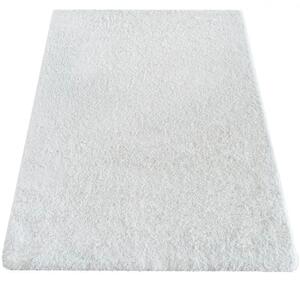 Makro Abra Kusový shaggy koberec jednobarevný Kamel bílý Rozměr: 80x150 cm