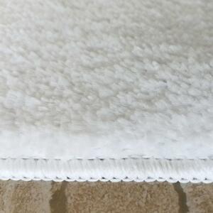 Makro Abra Kusový shaggy koberec jednobarevný Kamel bílý Rozměr: 60x100 cm