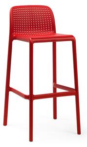NARDI plastová barová židle BORA Odstín: Rosso