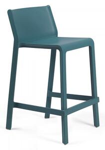 Nardi Plastová barová židle TRILL s nižším sedem Odstín: Grigio - Šedá