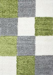 Vopi | Kusový koberec Life Shaggy 1501 green - 60 x 110 cm