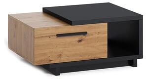 INES | konferenční stolek IN-04 | 90x60 cm | artisan/černá
