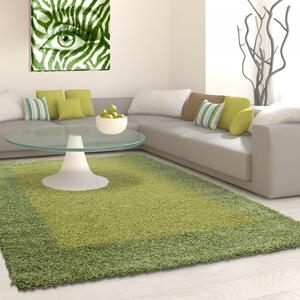 Vopi | Kusový koberec Life Shaggy 1503 green - 60 x 110 cm