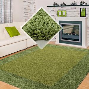 Vopi | Kusový koberec Life Shaggy 1503 green - 60 x 110 cm