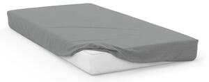 Faro Bavlněné Jersey prostěradlo SOFT 160x200 cm + 25 cm světle šedé