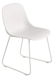 Muuto Židle Fiber Side Chair Sled Base, natural white