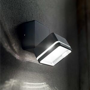 Ideal Lux 285511 LED venkovní nástěnné svítidlo Omega Ap Square 1x7W | 650lm | 4000K | IP54 - antracit