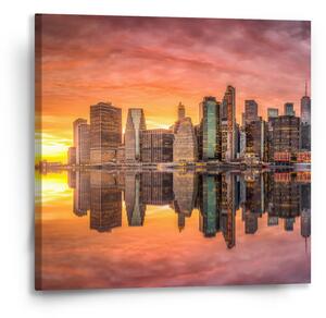 Sablio Obraz New York Západ slunce - 50x50 cm