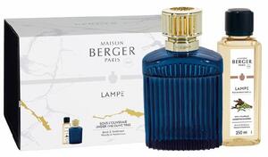 Maison Berger Paris Dárková sada: katalytická lampa Alpha, královská modř + Pod olivovníky, 250 ml 4557