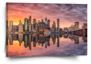 Sablio Obraz New York Západ slunce - 120x80 cm