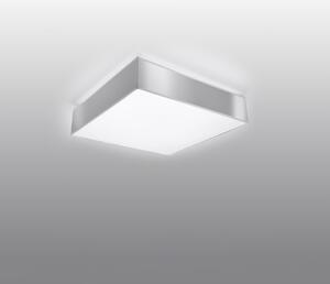 Stropní svítidlo Horus, 1x šedé plastové stínítko, (bílý plast), (25 cm)