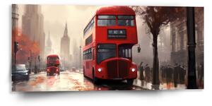 Sablio Obraz Londýn Double-decker 1 - 110x50 cm